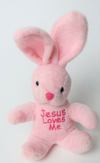 Dan Dee Bunny Rabbit Sings Jesus Loves Me 9 " Stuffed Plush