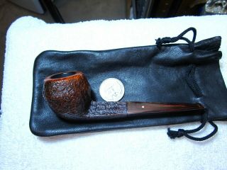 Dunhill Estate Cumberland 4104 Pipe,  With Pouch,  Cleaned & Ready To Smoke