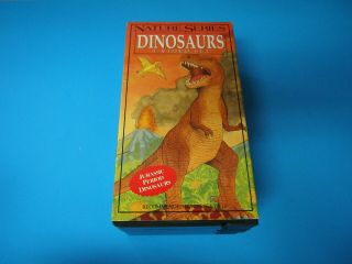 Vtg Dinosaurs Fun Facts & Fantasy Nature Series Animation 3 Vhs 1993