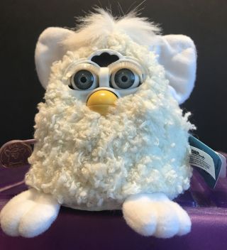 Vintage Gen 3 Furby Baby Curly Lamb Gray Eyes With Tag