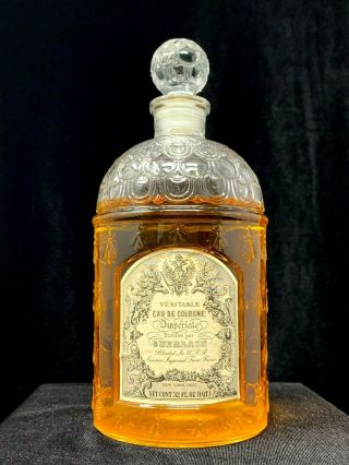 Empty Read Guerlain Veritable Splash Eau De Cologne Imperiale 32 Oz Bee Bottle