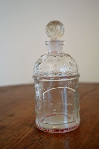 Vintage Glass Guerlain Imperial Bee Perfume Bottle Paris France