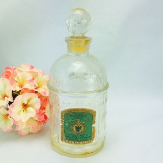 Vintage Guerlain Veritable Eau De Cologne Perfume Bee Bottle With Label 6 1/4 "