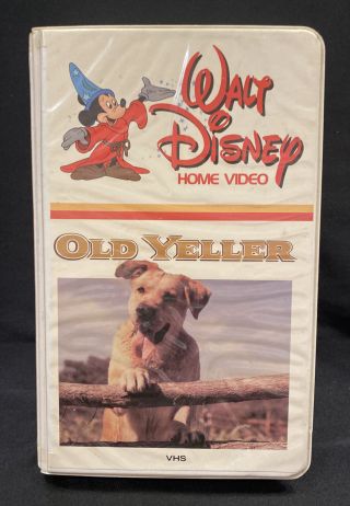 Vintage Old Yeller Clam Shell Vhs Rare