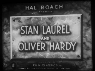 16mm Short Film: Laurel & Hardy " Hog Wild " (1930)