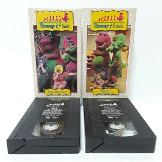 2 Rare Barney & Friends Vhs: What 