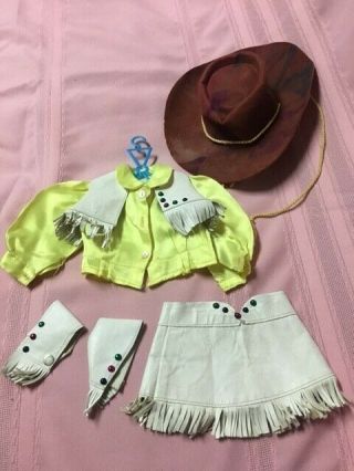 1950s Vintage Terri Lee Doll Cowgirl Outfit